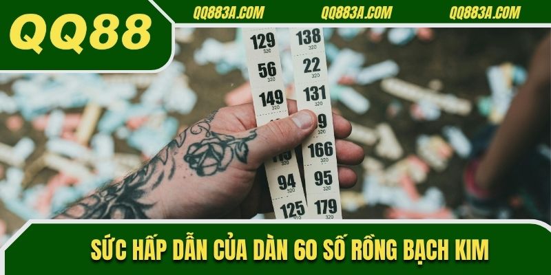 Sức hấp dẫn của dàn 60 số rồng bạch kim