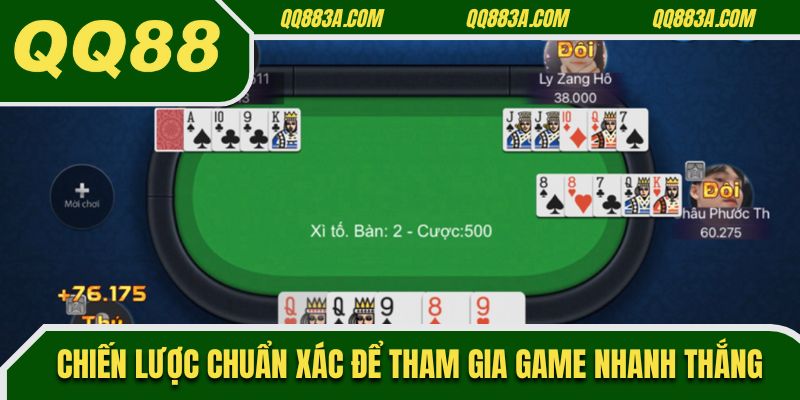 Chiến lược chuẩn xác để tham gia game nhanh thắng